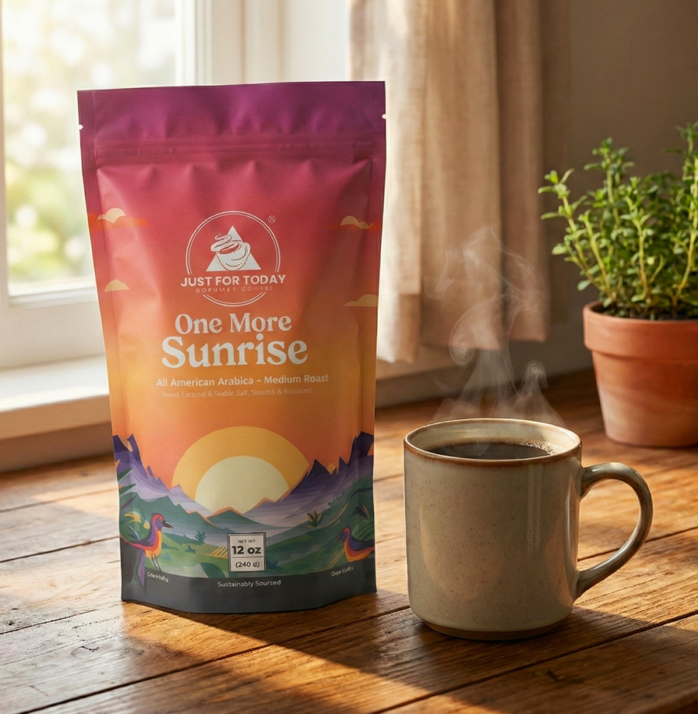 Just For Today Gourmet Coffee One More Sunrise